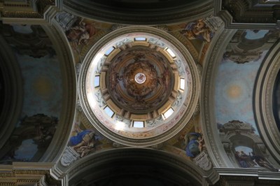 The frescoed dome