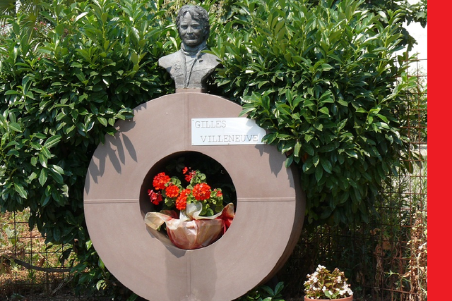 Monument to Gilles Villeneuve